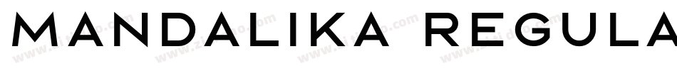Mandalika Regular字体转换